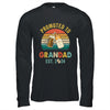 Promoted To Grandad Est 2024 Vintage New Fathers Day Shirt & Hoodie | teecentury