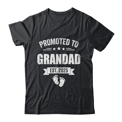 Promoted To Grandad Est 2025 Fathers Day First Time New Shirt & Hoodie | teecentury