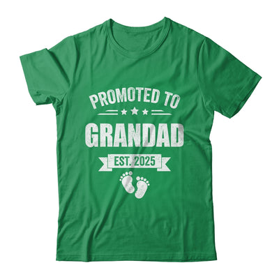 Promoted To Grandad Est 2025 Fathers Day First Time New Shirt & Hoodie | teecentury
