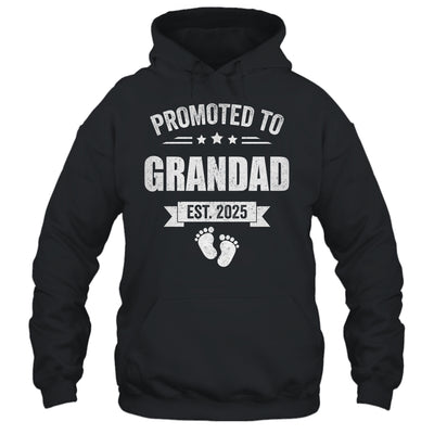 Promoted To Grandad Est 2025 Fathers Day First Time New Shirt & Hoodie | teecentury