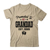 Promoted To Grandad Est 2025 First Time Fathers Day Shirt & Hoodie | teecentury