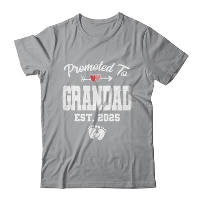Promoted To Grandad Est 2025 Funny First Time Fathers Day Shirt & Hoodie | teecentury