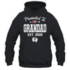 Promoted To Grandad Est 2025 Funny First Time Fathers Day Shirt & Hoodie | teecentury