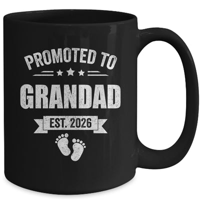 Promoted To Grandad Est 2026 Fathers Day First Time New Mug | teecentury