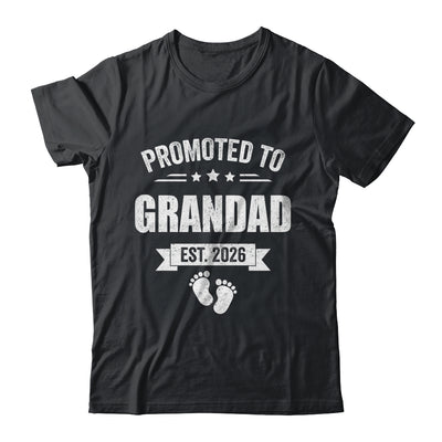 Promoted To Grandad Est 2026 Fathers Day First Time New Shirt & Hoodie | teecentury