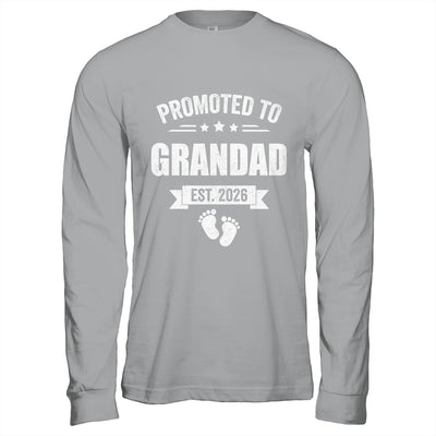 Promoted To Grandad Est 2026 Fathers Day First Time New Shirt & Hoodie | teecentury
