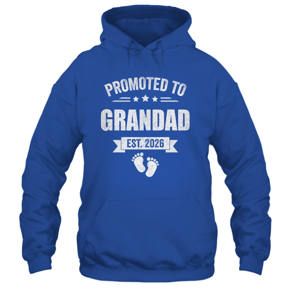 Promoted To Grandad Est 2026 Fathers Day First Time New Shirt & Hoodie | teecentury