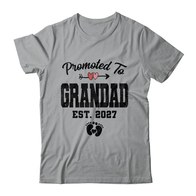 Promoted To Grandad Est 2027 First Time Fathers Day Shirt & Hoodie | teecentury