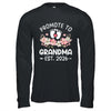 Promoted To Grandma 2026 First Time Floral New Grandma Shirt & Hoodie | teecentury
