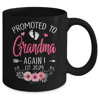 Promoted To Grandma Again Est 2024 Mothers Day Mug | teecentury