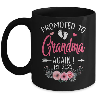 Promoted To Grandma Again Est 2025 Mothers Day Mug | teecentury