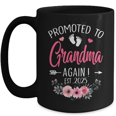 Promoted To Grandma Again Est 2025 Mothers Day Mug | teecentury