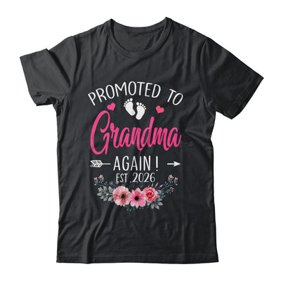 Promoted To Grandma Again Est 2026 Mothers Day Shirt & Tank Top | teecentury