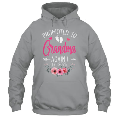 Promoted To Grandma Again Est 2026 Mothers Day Shirt & Tank Top | teecentury