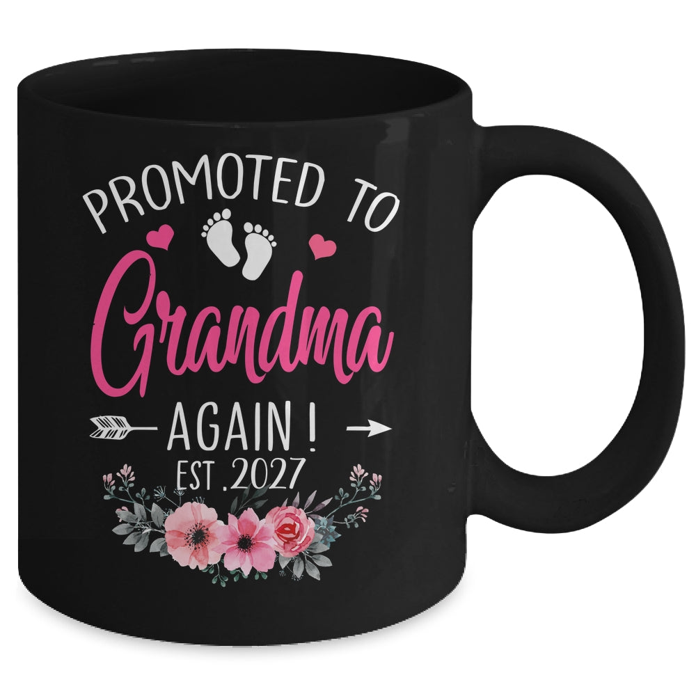 Promoted To Grandma Again Est 2027 Mothers Day Mug | teecentury