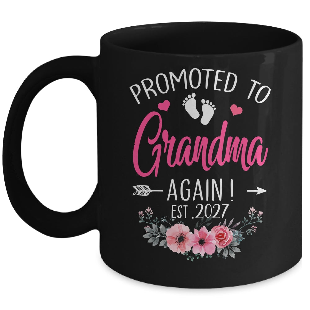 Promoted To Grandma Again Est 2027 Mothers Day Mug | teecentury