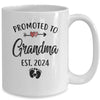 Promoted To Grandma Est 2024 First Time Mothers Day Mug | teecentury