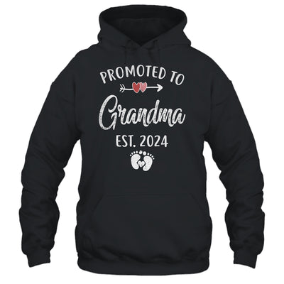 Promoted To Grandma Est 2024 Funny First Time Mothers Day Shirt & Tank Top | teecentury