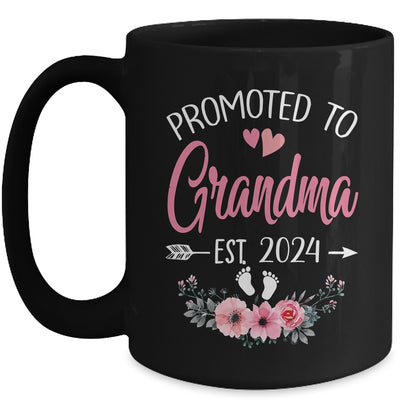 Promoted To Grandma Est 2024 Mothers Day First Time Mug | teecentury