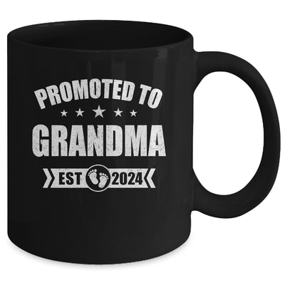 Promoted To Grandma Est 2024 Mothers Day First Time New Mug | teecentury