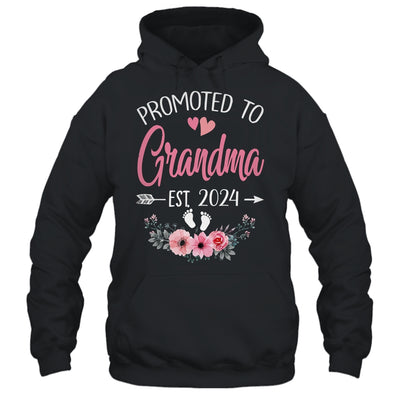 Promoted To Grandma Est 2024 Mothers Day First Time Shirt & Tank Top | teecentury