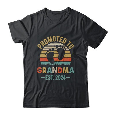 Promoted To Grandma Est 2024 Mothers Day Vintage Shirt & Tank Top | teecentury