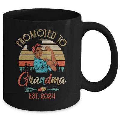 Promoted To Grandma Est 2024 Vintage First Time Grandma Mug | teecentury