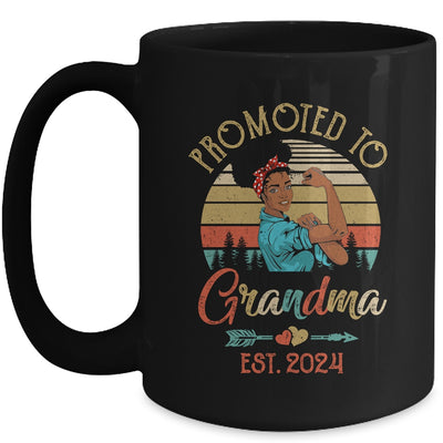 Promoted To Grandma Est 2024 Vintage First Time Grandma Mug | teecentury