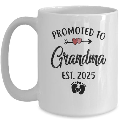 Promoted To Grandma Est 2025 First Time Mothers Day Mug | teecentury