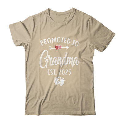 Promoted To Grandma Est 2025 Funny First Time Mothers Day Shirt & Tank Top | teecentury