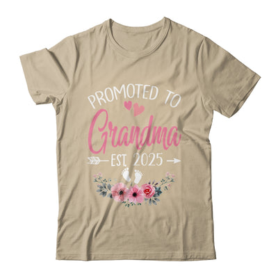 Promoted To Grandma Est 2025 Mothers Day First Time Shirt & Tank Top | teecentury