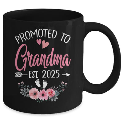 Promoted To Grandma Est 2025 Mothers Day First Time Mug | teecentury