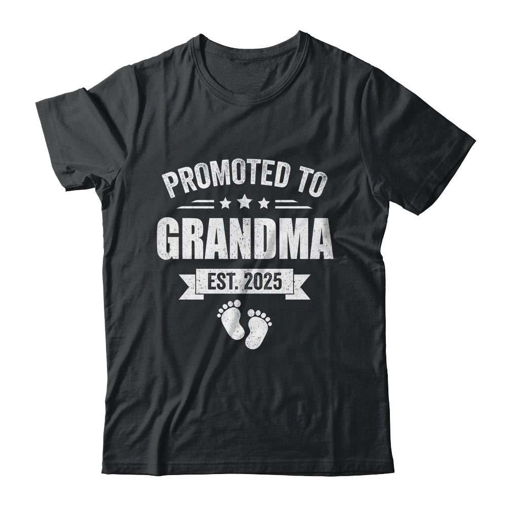 Promoted To Grandma Est 2025 Mothers Day First Time New Shirt & Tank Top | teecentury