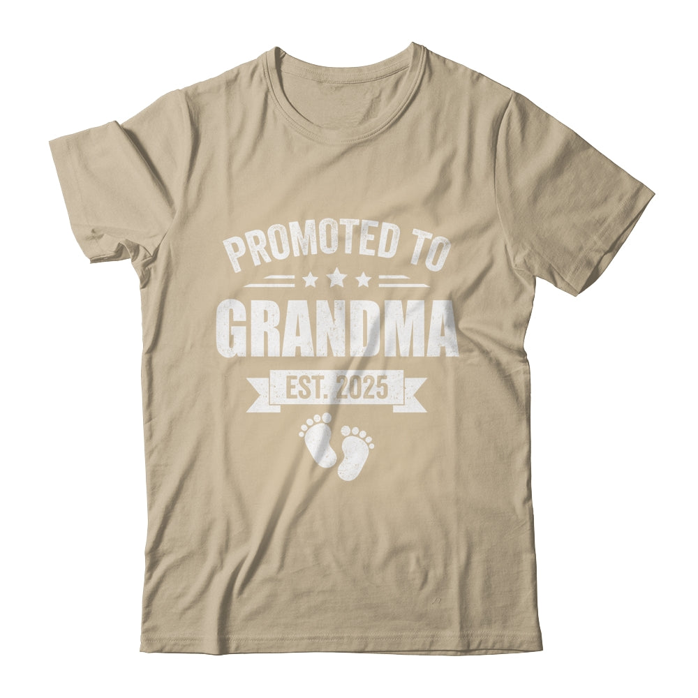 Promoted To Grandma Est 2025 Mothers Day First Time New Shirt & Tank Top | teecentury