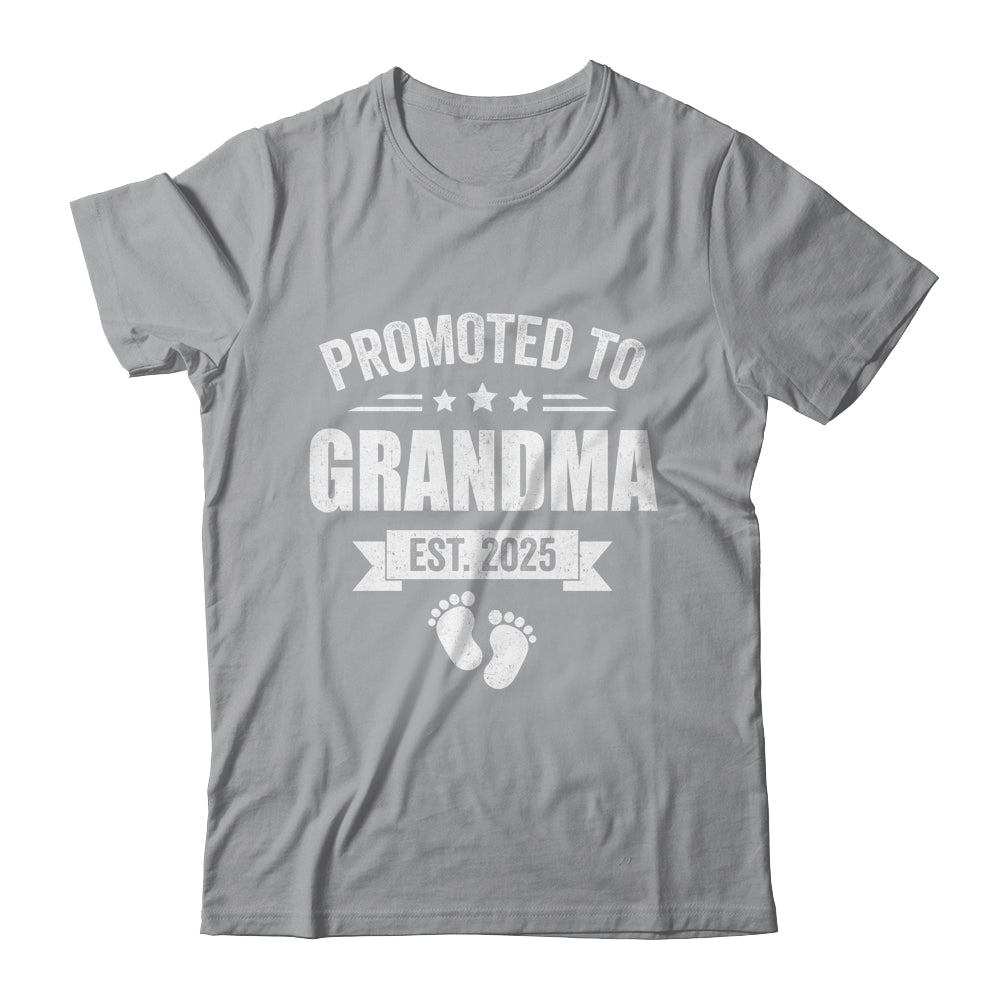 Promoted To Grandma Est 2025 Mothers Day First Time New Shirt & Tank Top | teecentury