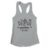 Promoted To Grandma Est 2025 Pregnancy Announcement Flower Shirt & Tank Top | teecentury
