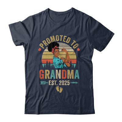Promoted To Grandma Est 2025 Vintage First Time Grandma Shirt & Tank Top | teecentury