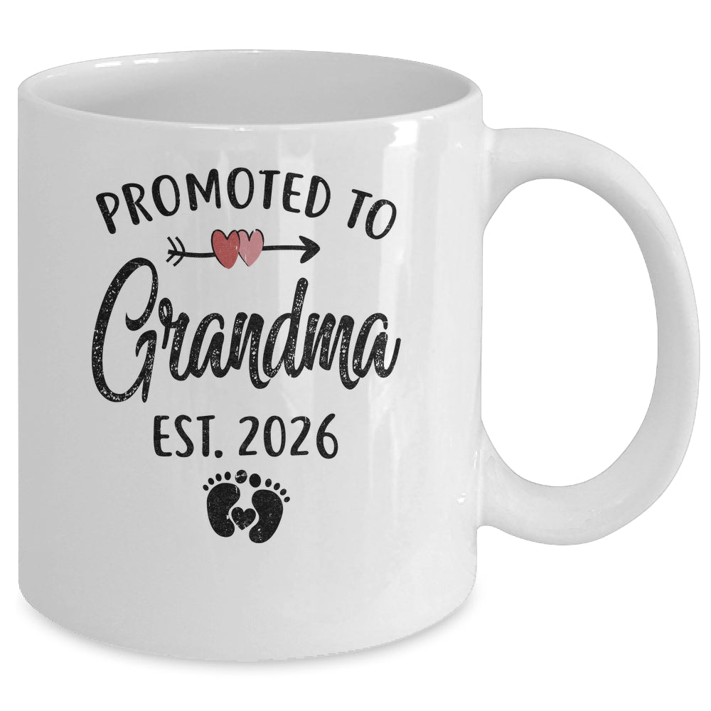 Promoted To Grandma Est 2026 First Time Mothers Day Mug | teecentury