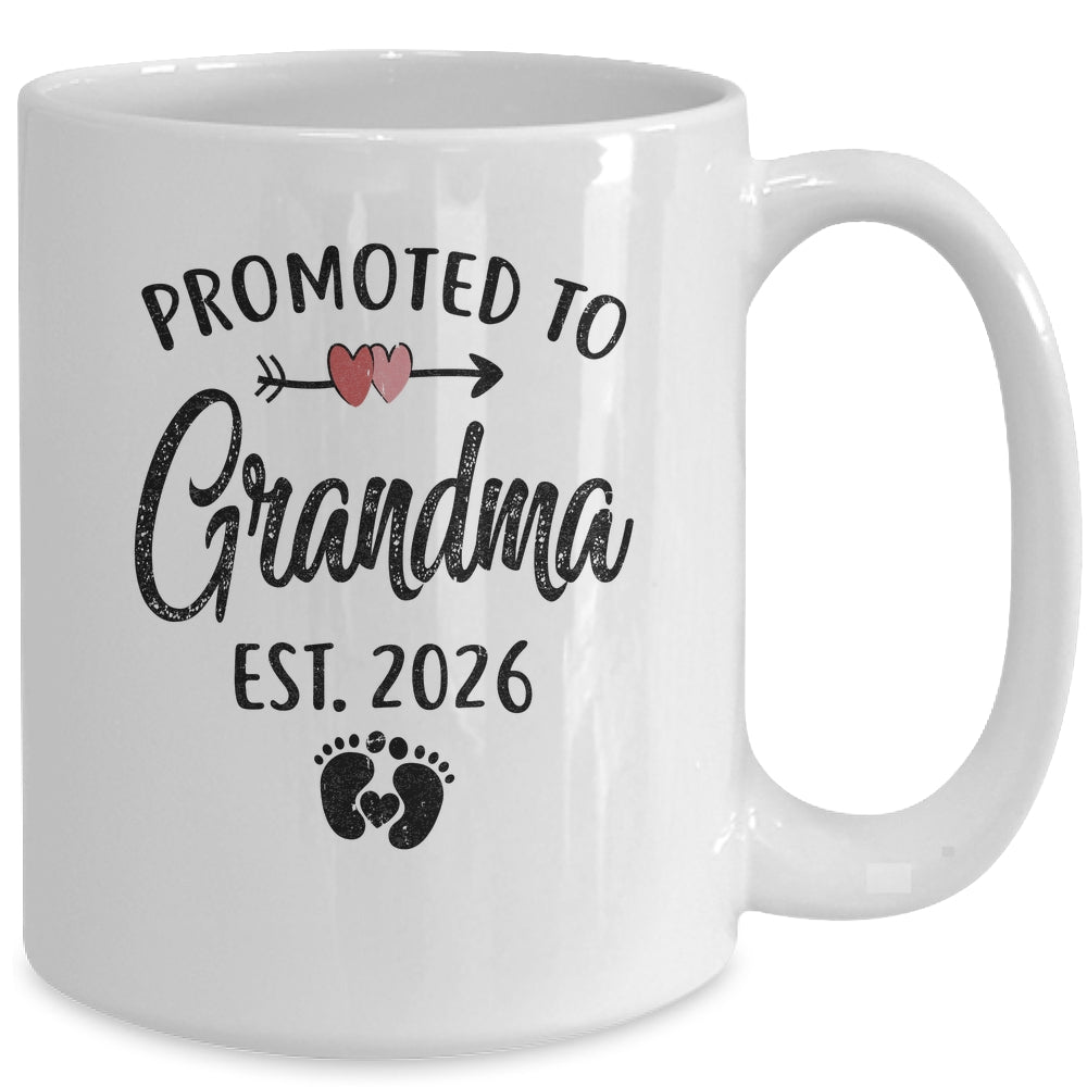 Promoted To Grandma Est 2026 First Time Mothers Day Mug | teecentury