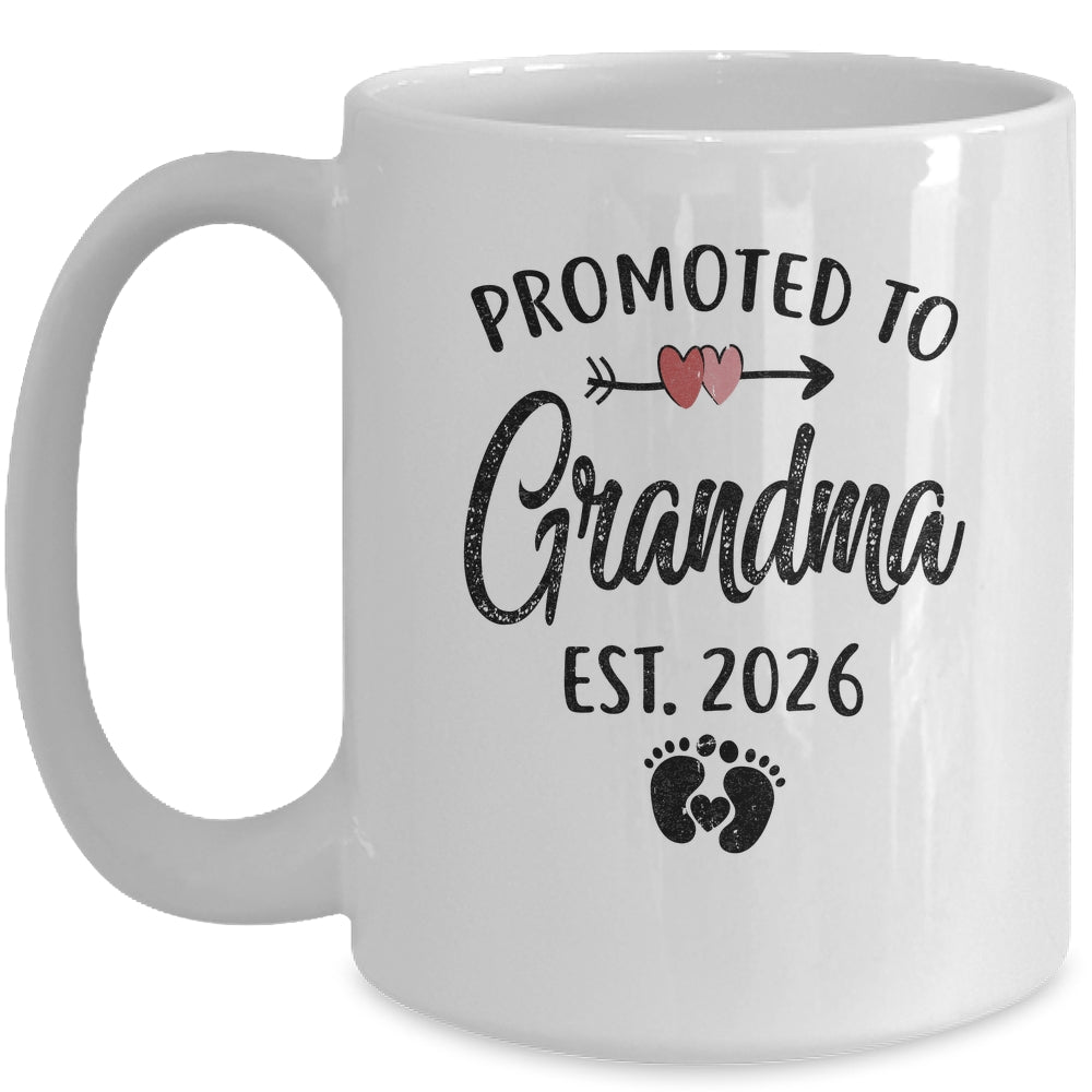 Promoted To Grandma Est 2026 First Time Mothers Day Mug | teecentury