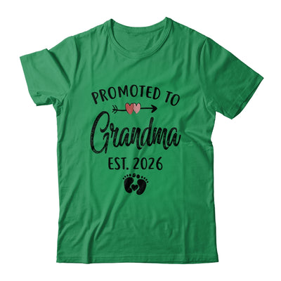 Promoted To Grandma Est 2026 First Time Mothers Day Shirt & Hoodie | teecentury
