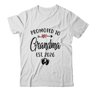 Promoted To Grandma Est 2026 First Time Mothers Day Shirt & Hoodie | teecentury