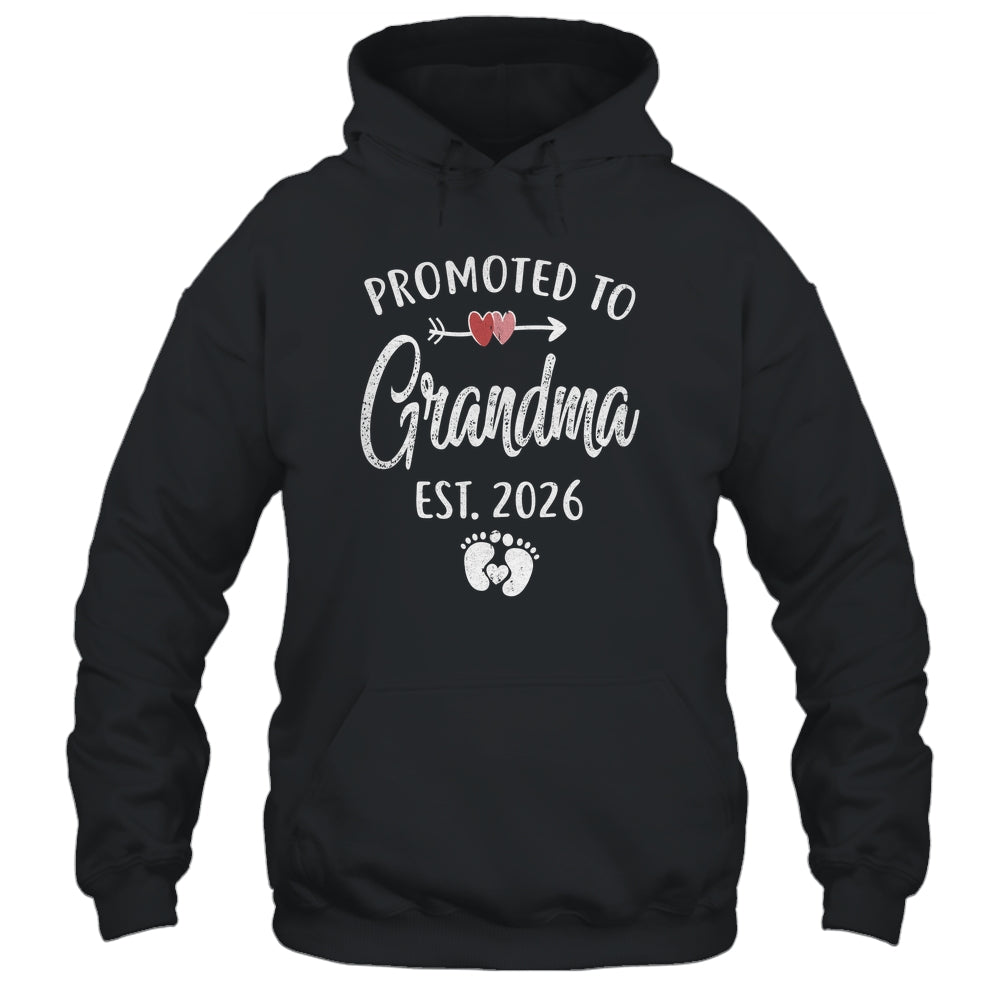 Promoted To Grandma Est 2026 Funny First Time Mothers Day Shirt & Hoodie | teecentury