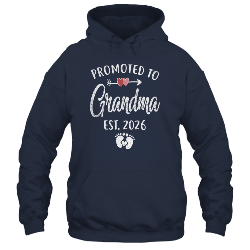 Promoted To Grandma Est 2026 Funny First Time Mothers Day Shirt & Hoodie | teecentury