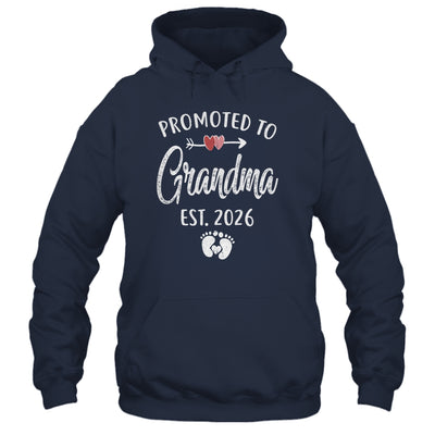 Promoted To Grandma Est 2026 Funny First Time Mothers Day Shirt & Hoodie | teecentury