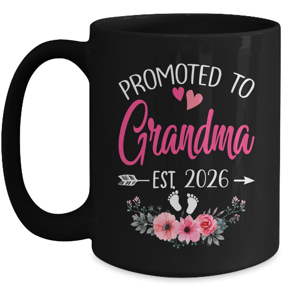Promoted To Grandma Est 2026 Mothers Day First Time Mug | teecentury