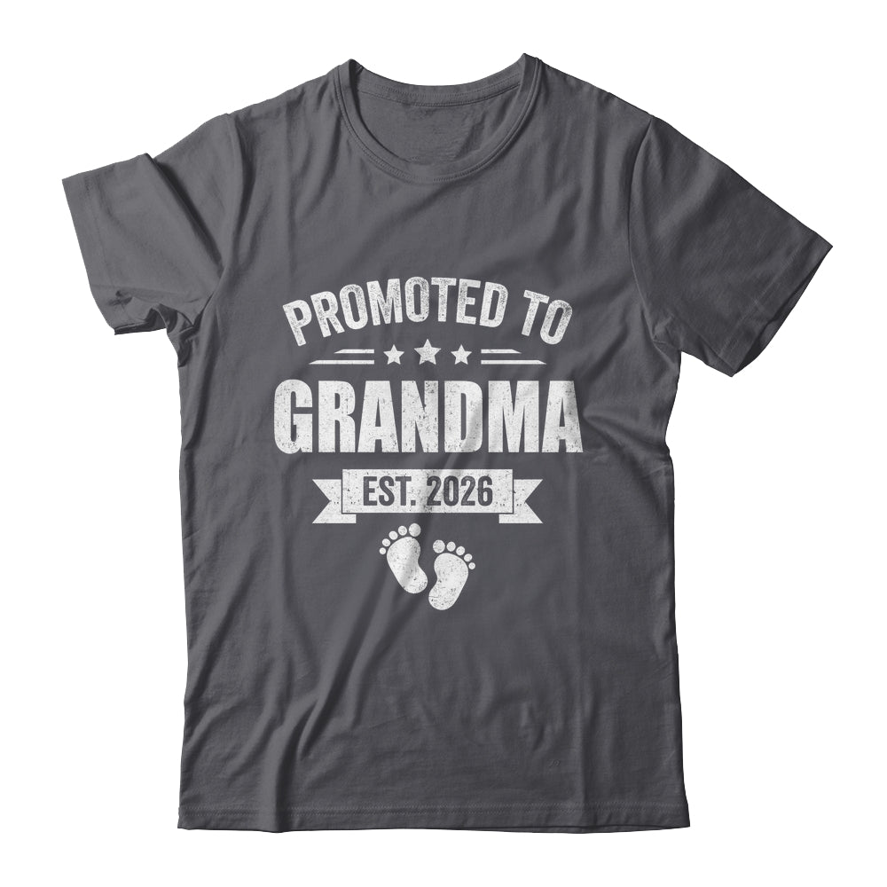 Promoted To Grandma Est 2026 Mothers Day First Time New Shirt & Hoodie | teecentury