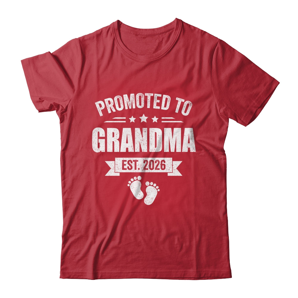 Promoted To Grandma Est 2026 Mothers Day First Time New Shirt & Hoodie | teecentury