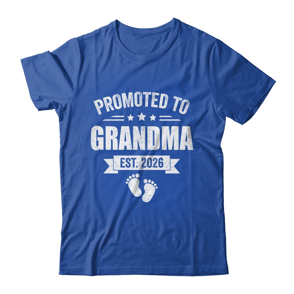 Promoted To Grandma Est 2026 Mothers Day First Time New Shirt & Hoodie | teecentury