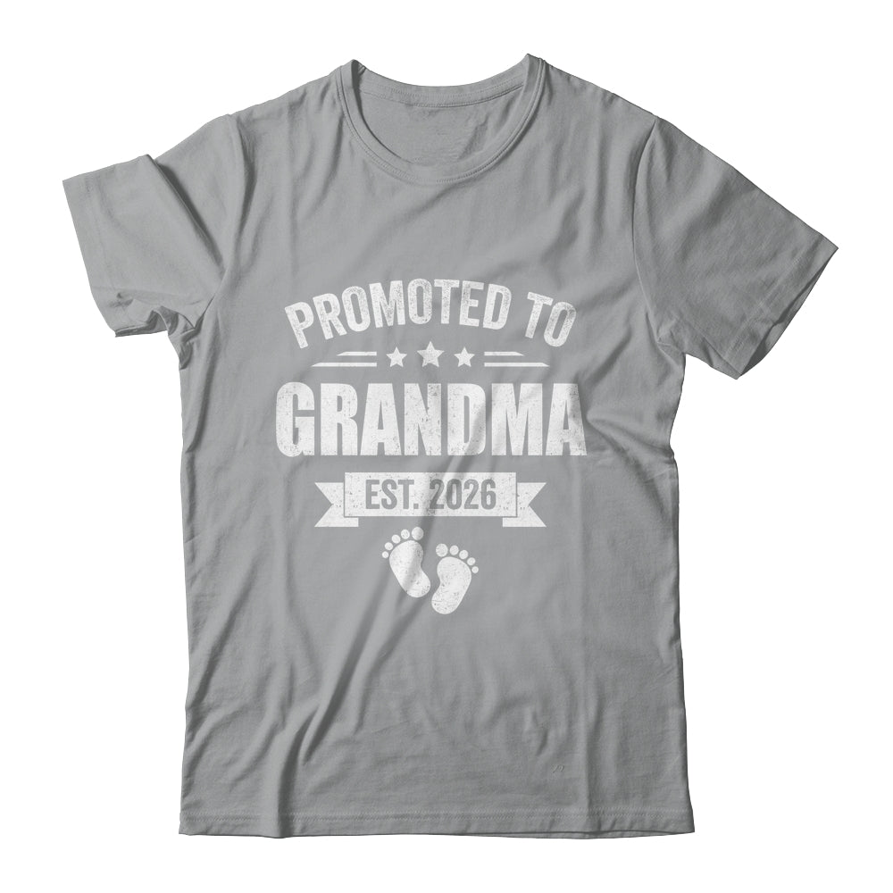 Promoted To Grandma Est 2026 Mothers Day First Time New Shirt & Hoodie | teecentury